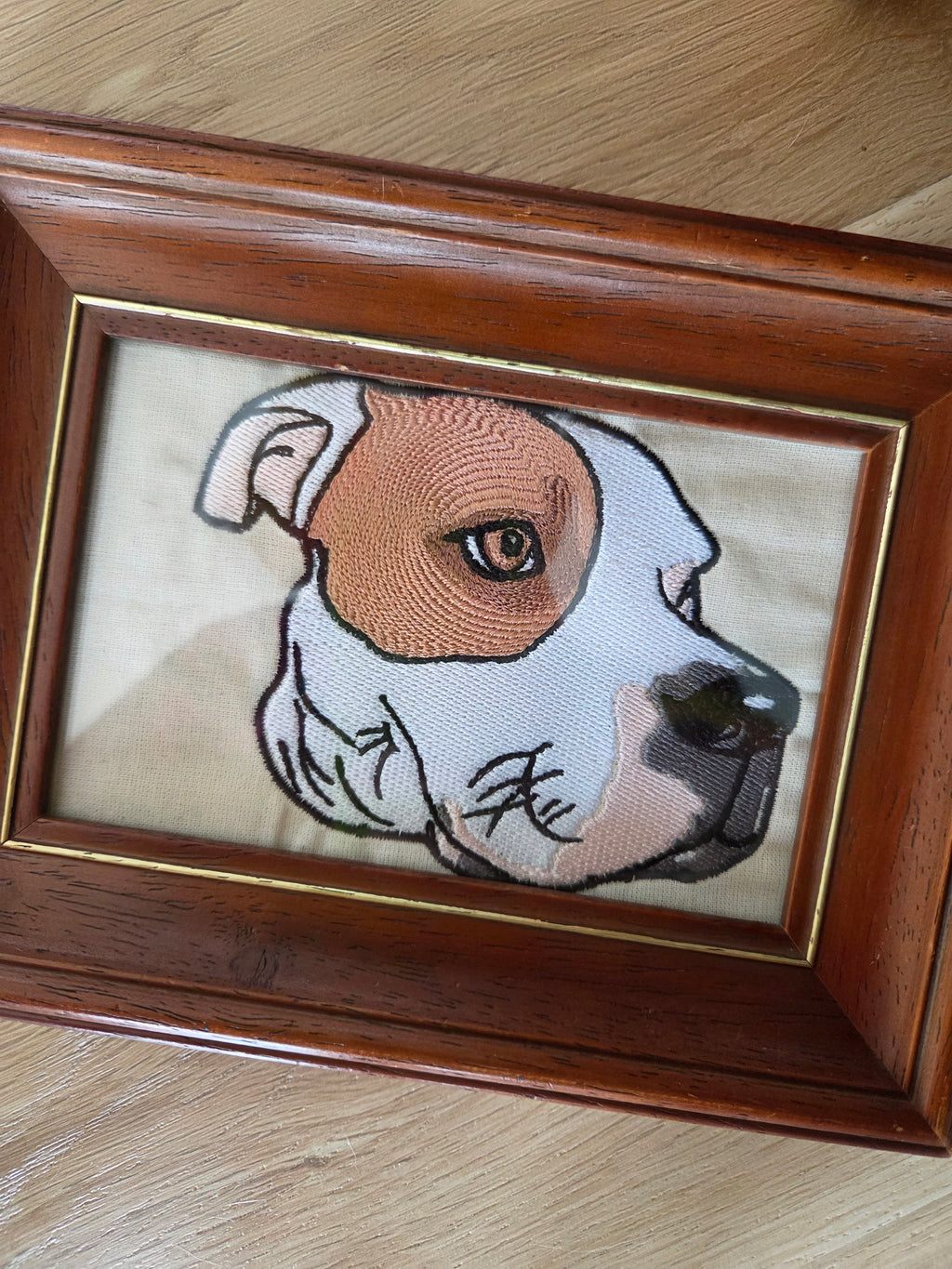 Embroidered Dog Portrait - Elleve Sews