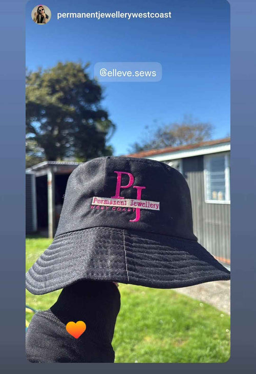 Custom TEXT ONLY BUCKET HAT