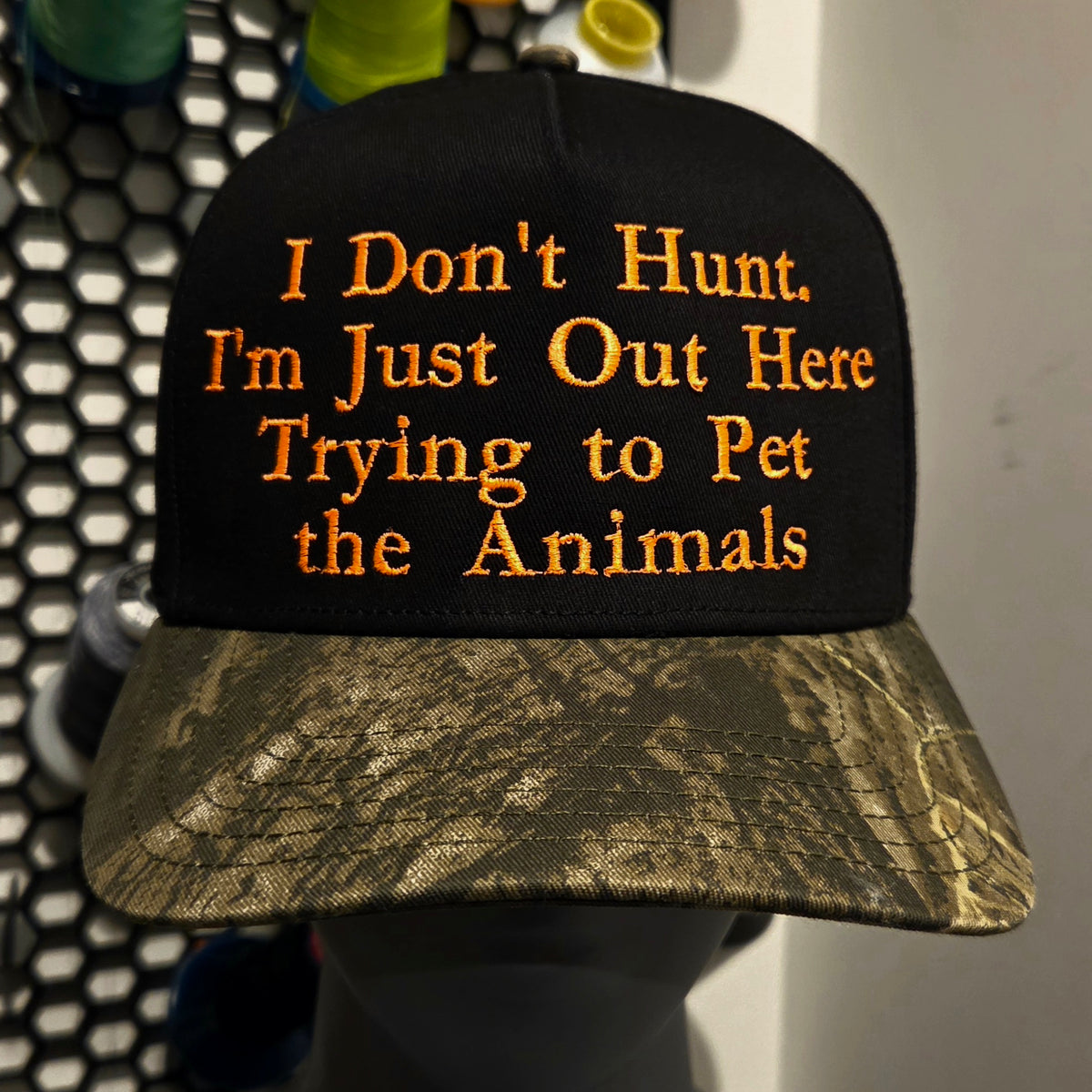 Custom TEXT ONLY CAP